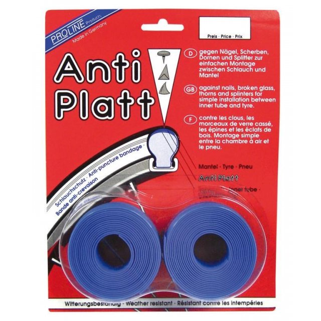 JANTOPLAST Einlegeband Anti-Platt per Paar 32/35-622 31mm blau Fahrrad 