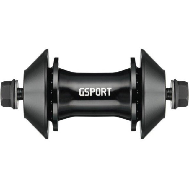 G-Sport Nabe Roloway 36H vorne 9.5mm Achse, schwarz